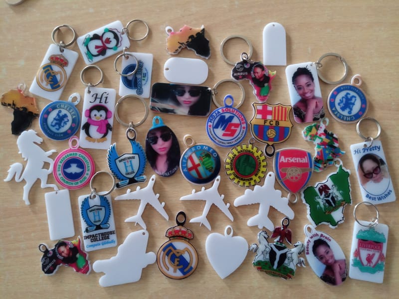 Laser Plastic Key Holders Moja Solutions