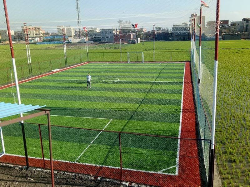 إتقان قطر الدائرة قطران مساحة ملعب كرة القدم السداسي