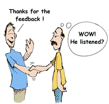 Valued  Feedback